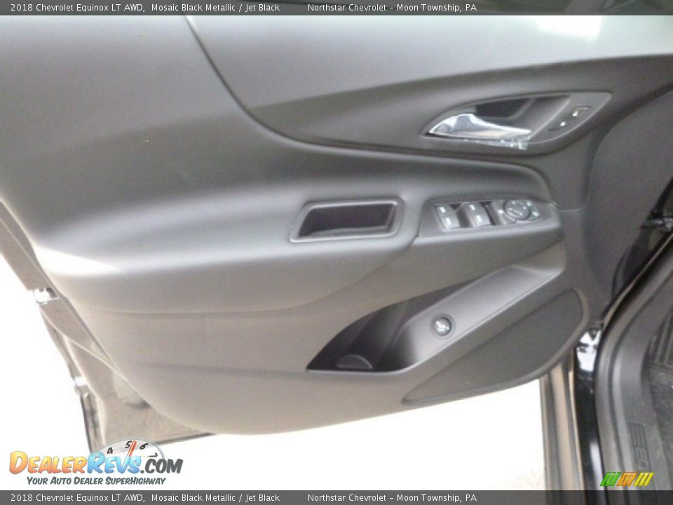 2018 Chevrolet Equinox LT AWD Mosaic Black Metallic / Jet Black Photo #15