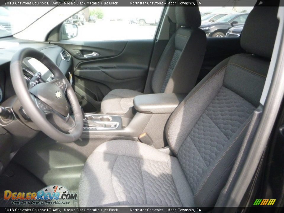 2018 Chevrolet Equinox LT AWD Mosaic Black Metallic / Jet Black Photo #16