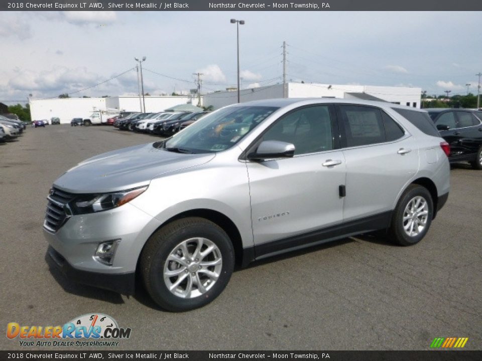 2018 Chevrolet Equinox LT AWD Silver Ice Metallic / Jet Black Photo #1