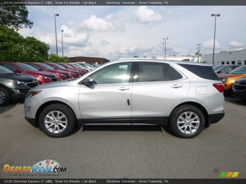 2018 Chevrolet Equinox LT AWD Silver Ice Metallic / Jet Black Photo #2