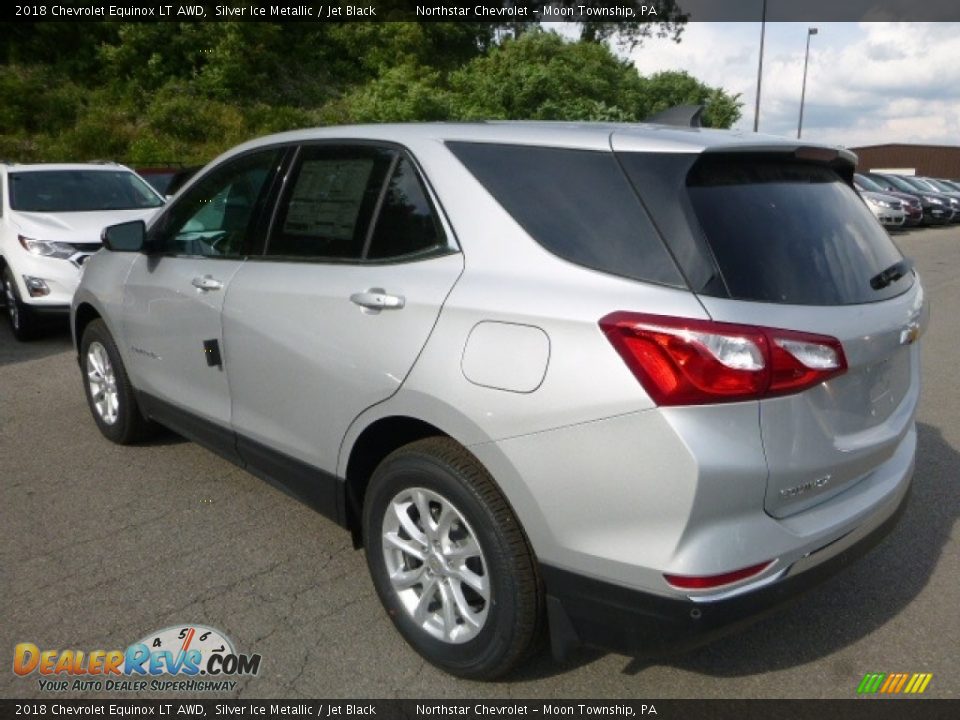 2018 Chevrolet Equinox LT AWD Silver Ice Metallic / Jet Black Photo #3