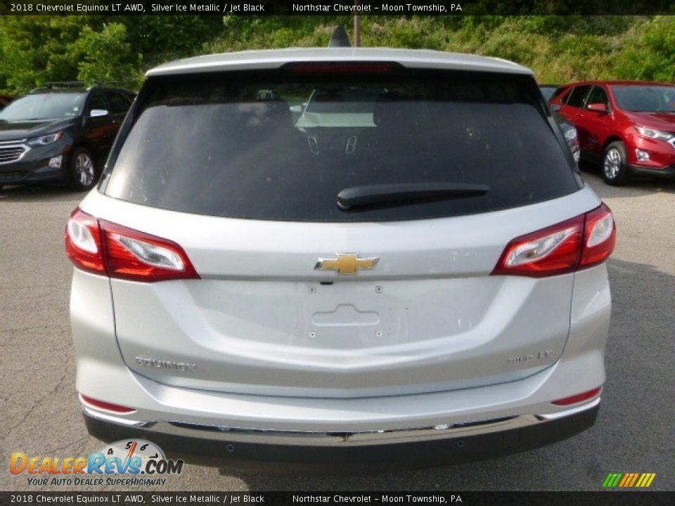 2018 Chevrolet Equinox LT AWD Silver Ice Metallic / Jet Black Photo #4