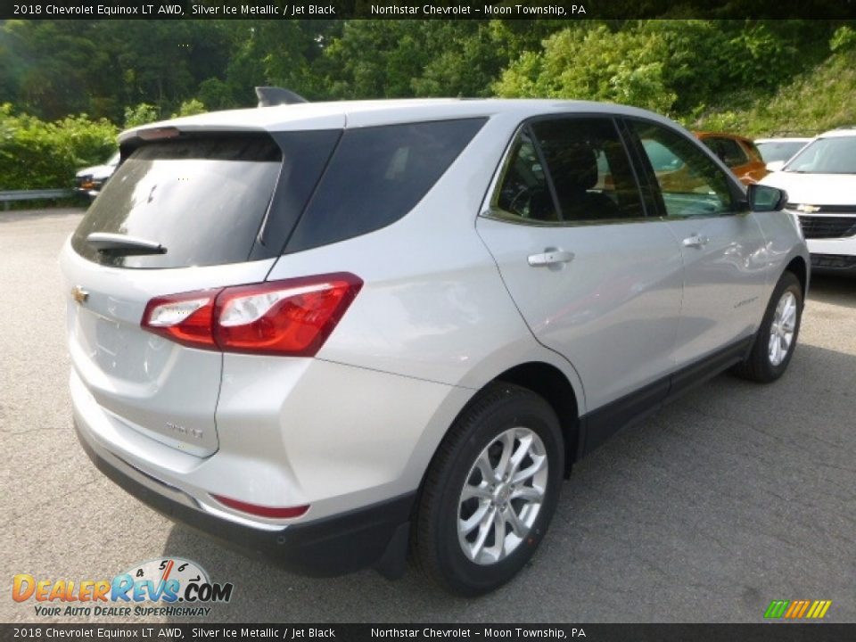 2018 Chevrolet Equinox LT AWD Silver Ice Metallic / Jet Black Photo #5