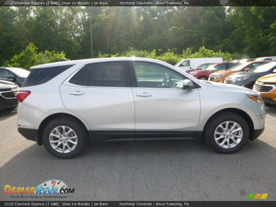 2018 Chevrolet Equinox LT AWD Silver Ice Metallic / Jet Black Photo #6