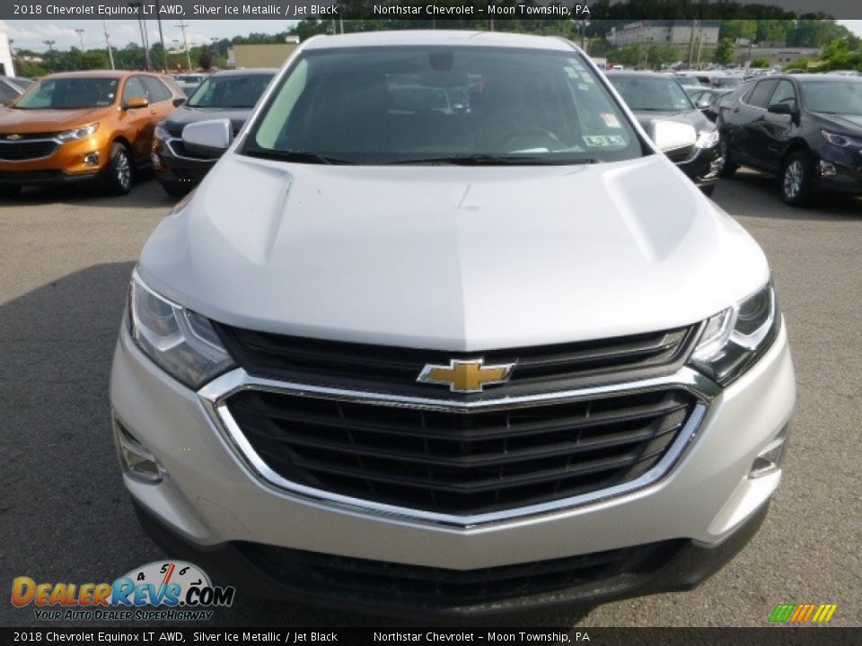 2018 Chevrolet Equinox LT AWD Silver Ice Metallic / Jet Black Photo #8