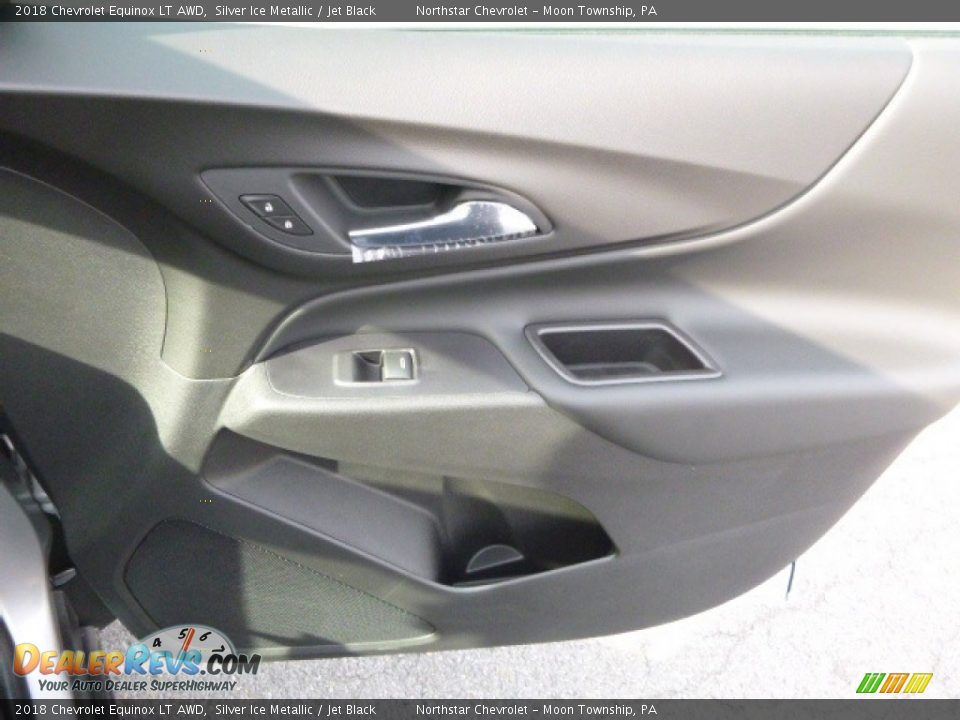 2018 Chevrolet Equinox LT AWD Silver Ice Metallic / Jet Black Photo #10