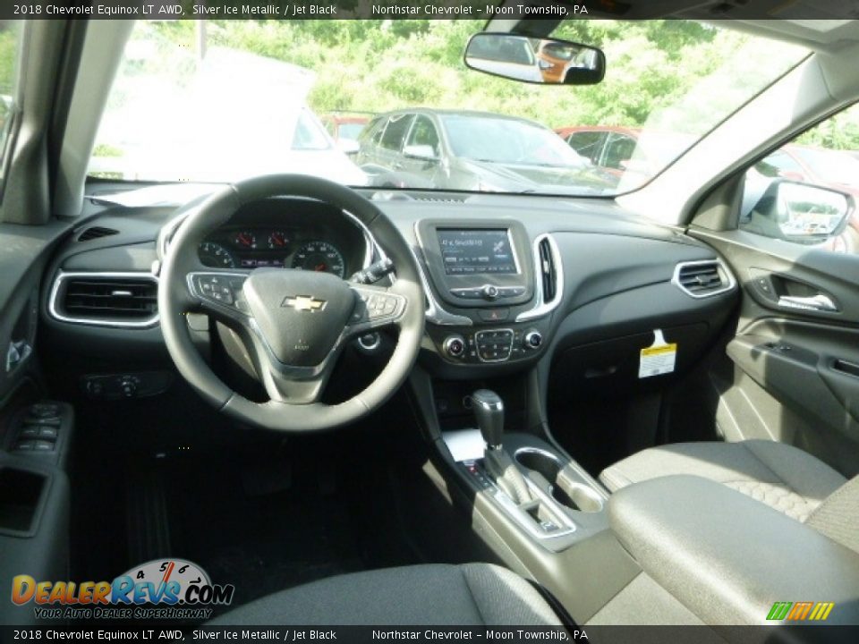2018 Chevrolet Equinox LT AWD Silver Ice Metallic / Jet Black Photo #14