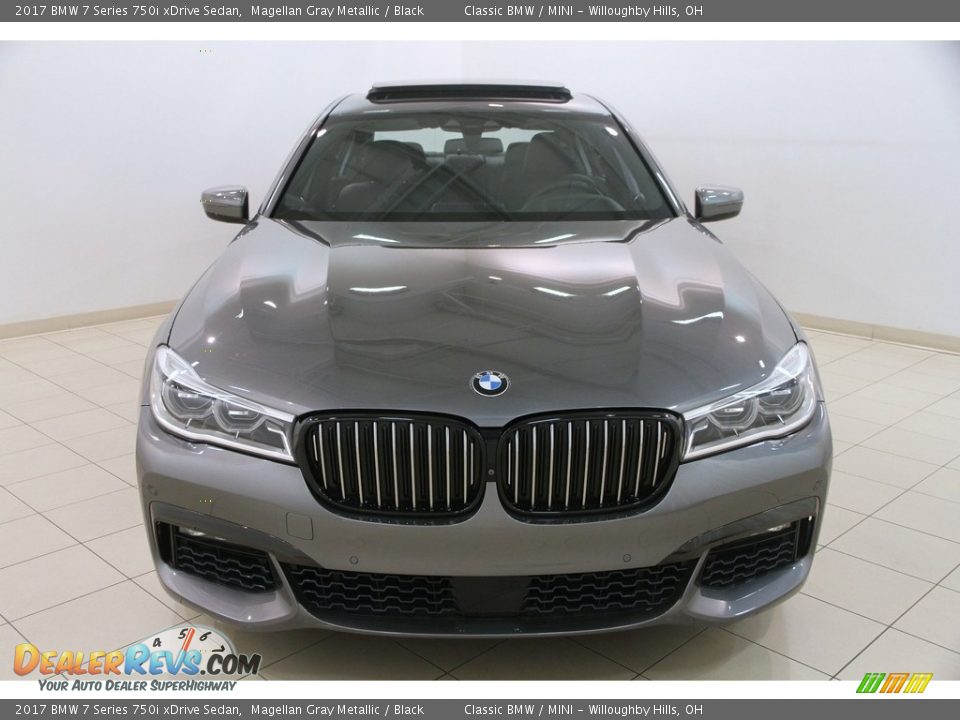 2017 BMW 7 Series 750i xDrive Sedan Magellan Gray Metallic / Black Photo #2