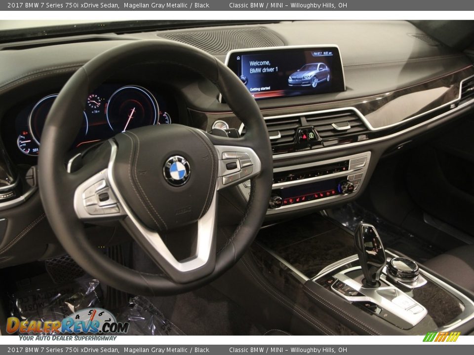2017 BMW 7 Series 750i xDrive Sedan Magellan Gray Metallic / Black Photo #5