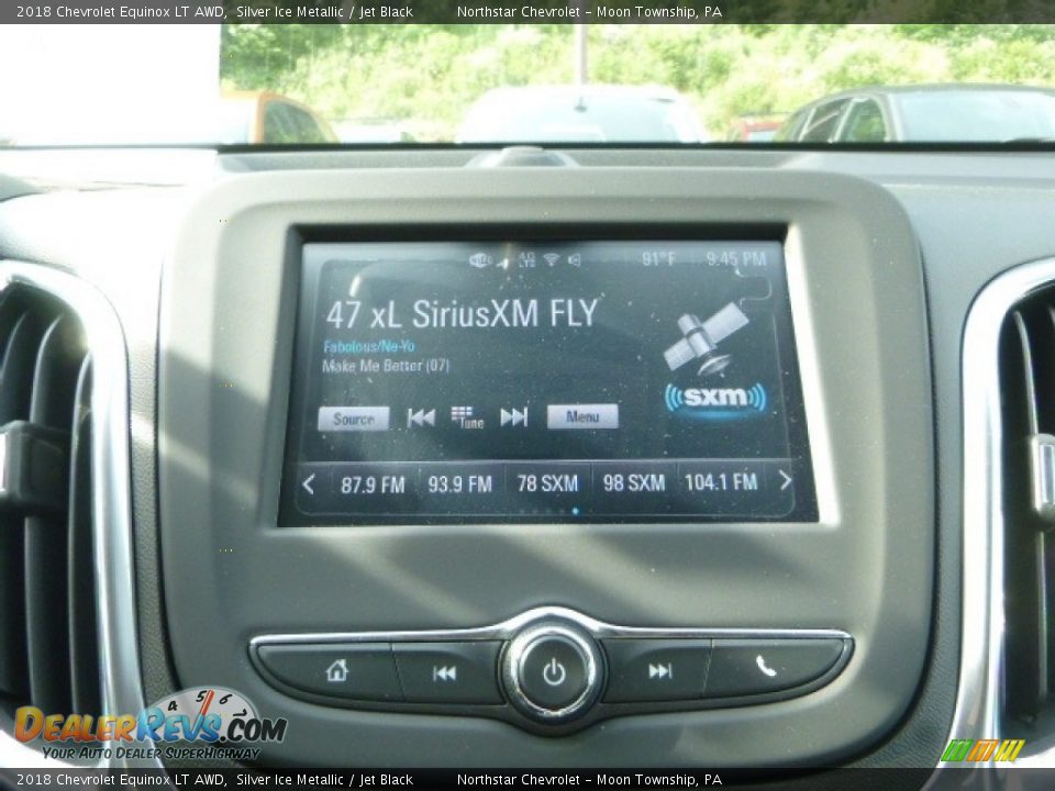 2018 Chevrolet Equinox LT AWD Silver Ice Metallic / Jet Black Photo #18
