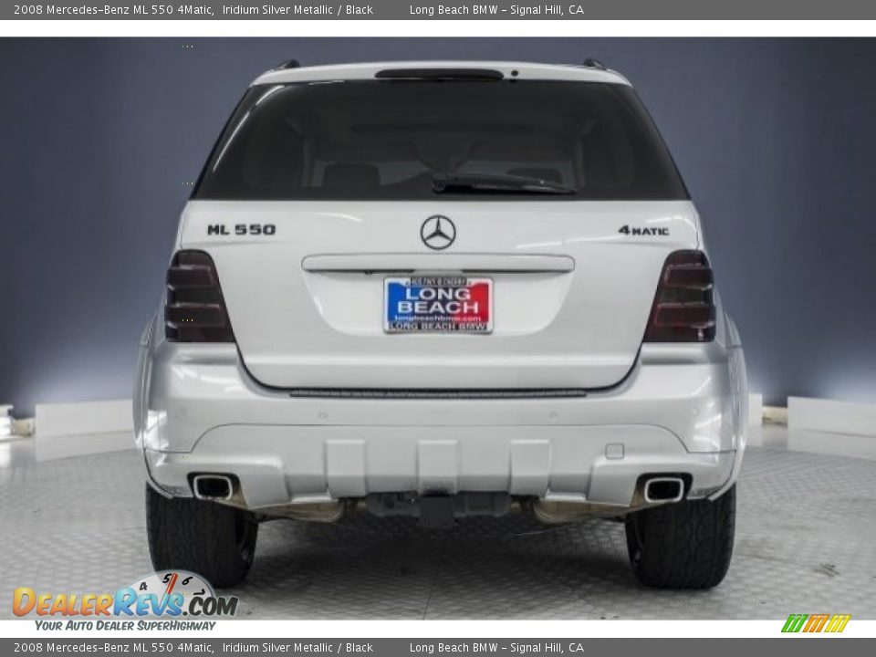 2008 Mercedes-Benz ML 550 4Matic Iridium Silver Metallic / Black Photo #3