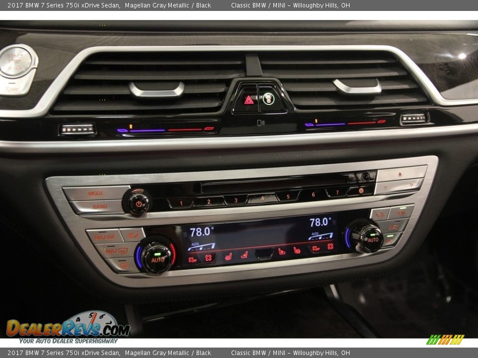 Controls of 2017 BMW 7 Series 750i xDrive Sedan Photo #7