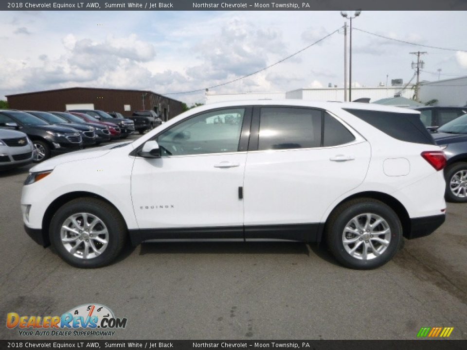 2018 Chevrolet Equinox LT AWD Summit White / Jet Black Photo #2