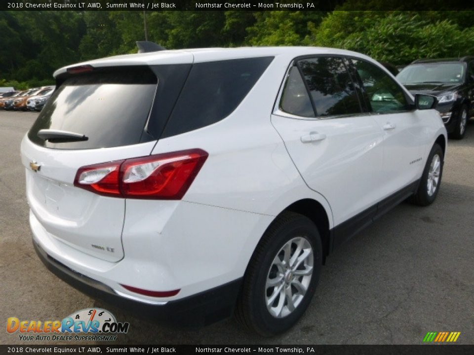 2018 Chevrolet Equinox LT AWD Summit White / Jet Black Photo #5