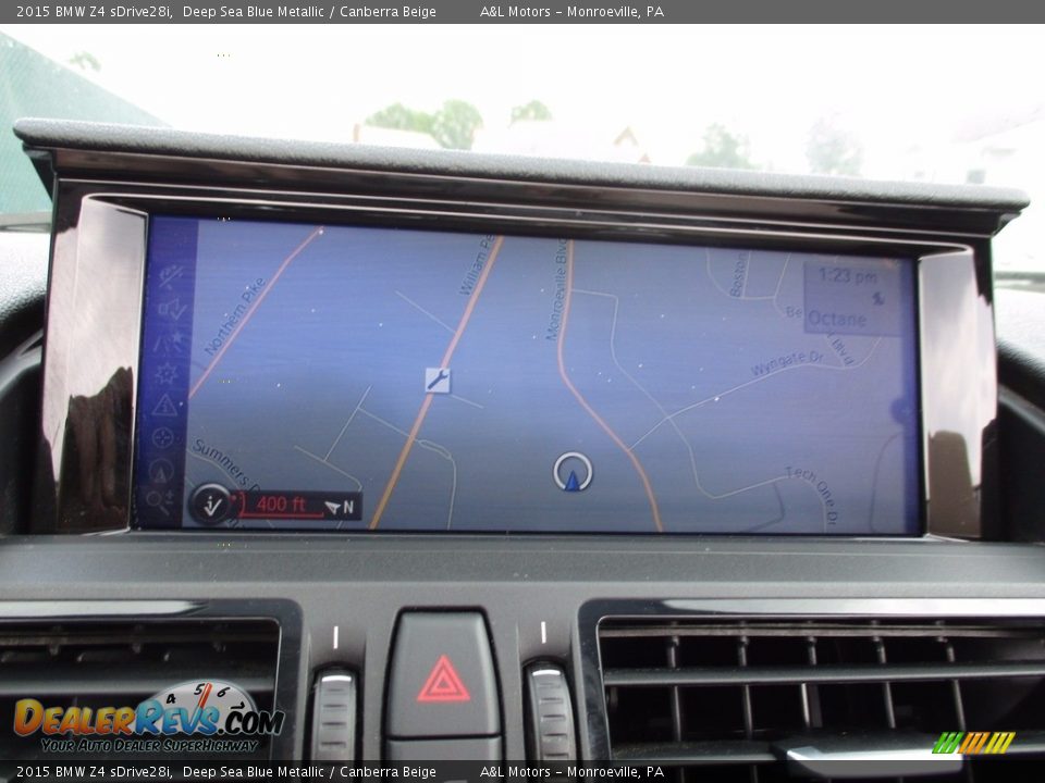 2015 BMW Z4 sDrive28i Deep Sea Blue Metallic / Canberra Beige Photo #17
