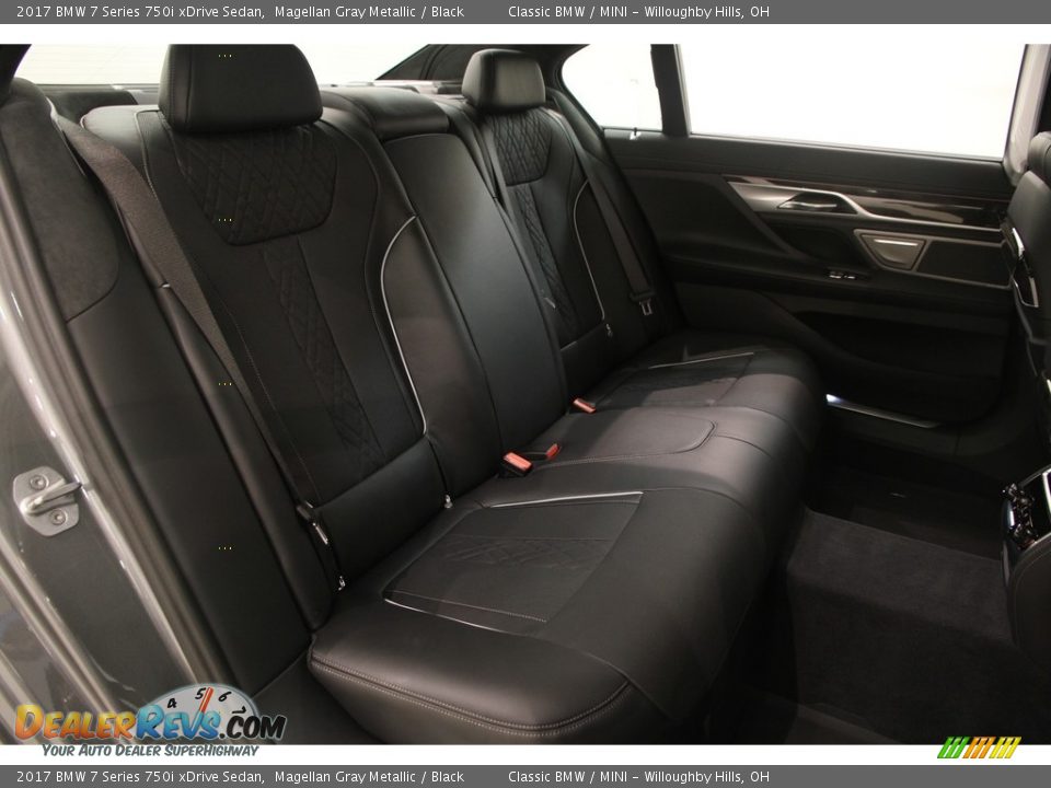 2017 BMW 7 Series 750i xDrive Sedan Magellan Gray Metallic / Black Photo #13