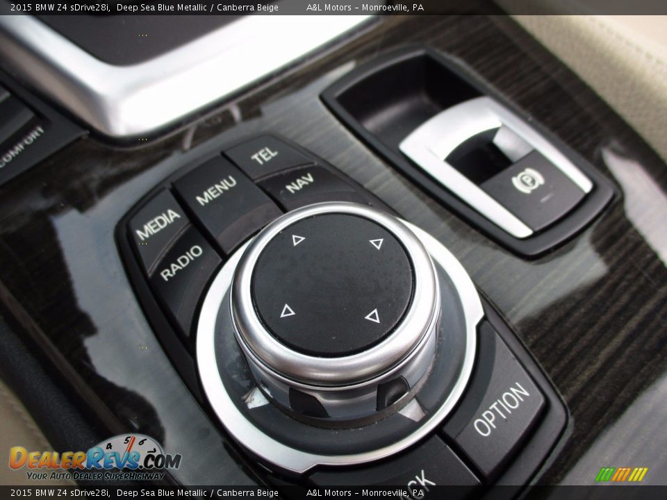 2015 BMW Z4 sDrive28i Deep Sea Blue Metallic / Canberra Beige Photo #18