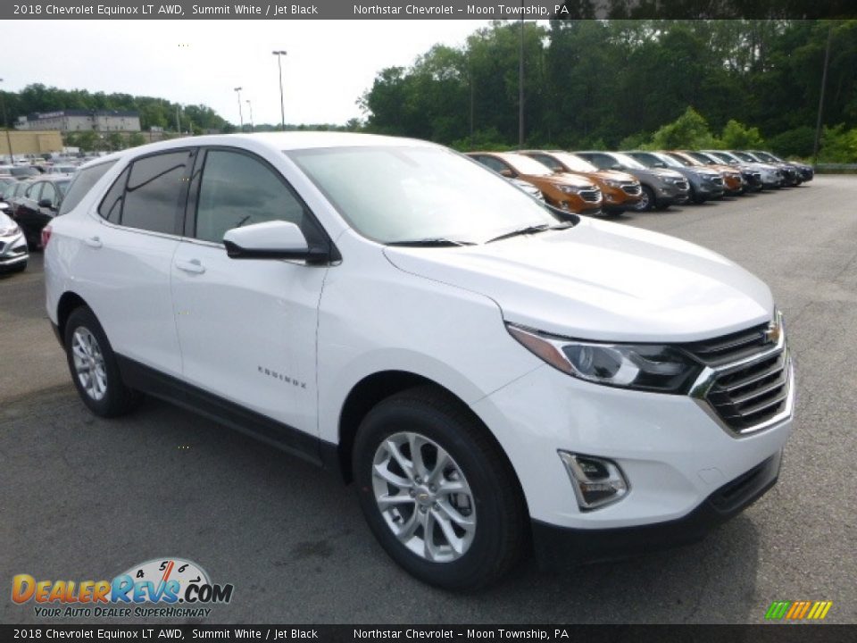 2018 Chevrolet Equinox LT AWD Summit White / Jet Black Photo #7