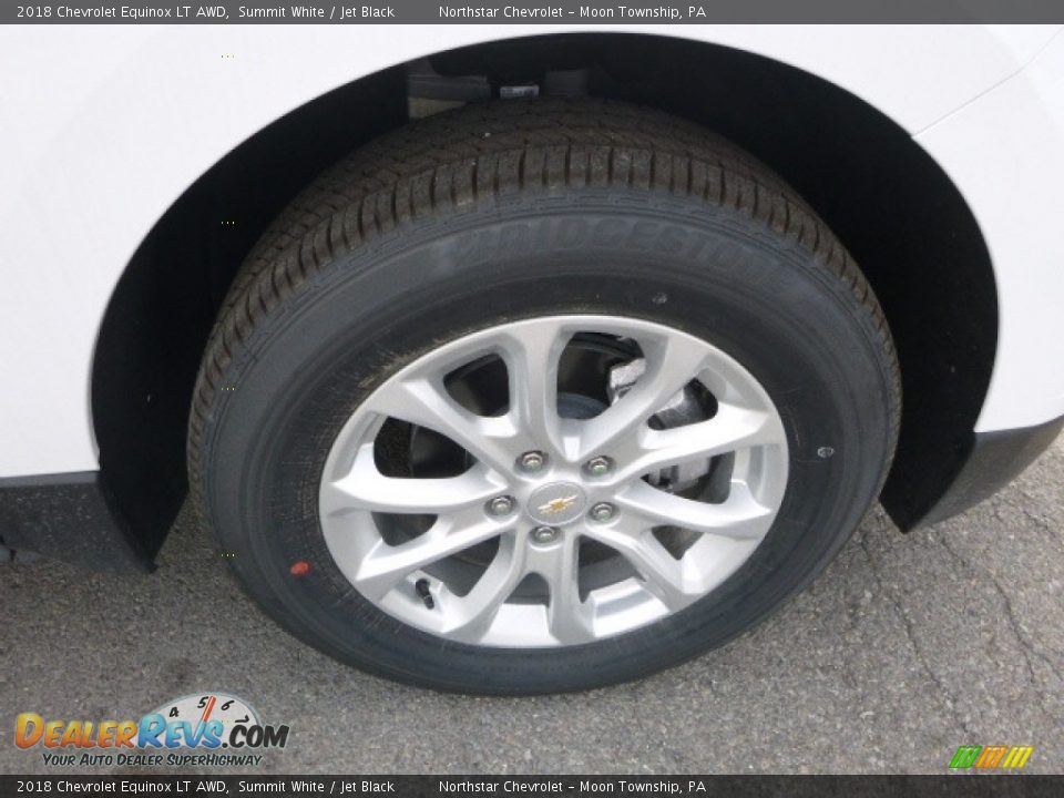 2018 Chevrolet Equinox LT AWD Summit White / Jet Black Photo #9