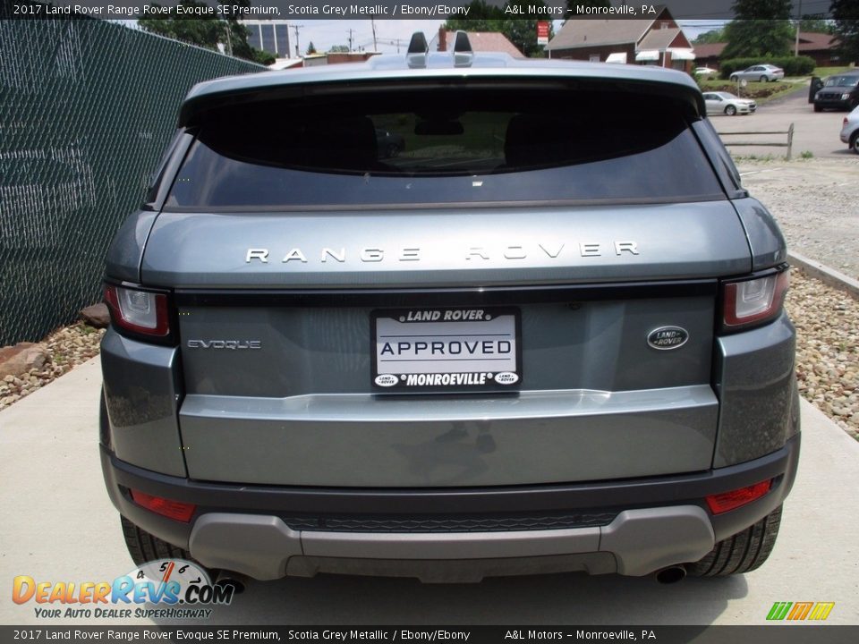 2017 Land Rover Range Rover Evoque SE Premium Scotia Grey Metallic / Ebony/Ebony Photo #5