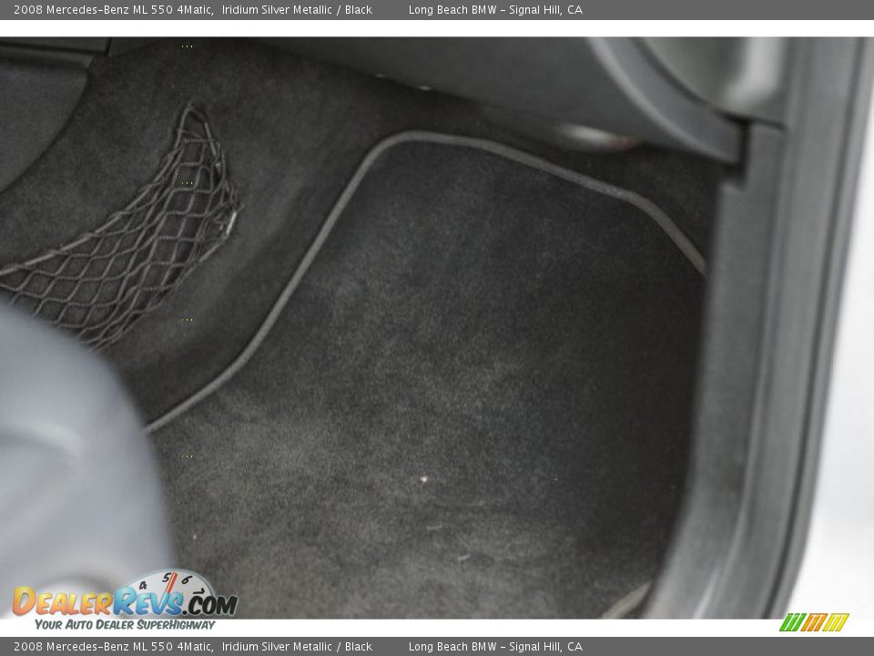 2008 Mercedes-Benz ML 550 4Matic Iridium Silver Metallic / Black Photo #21