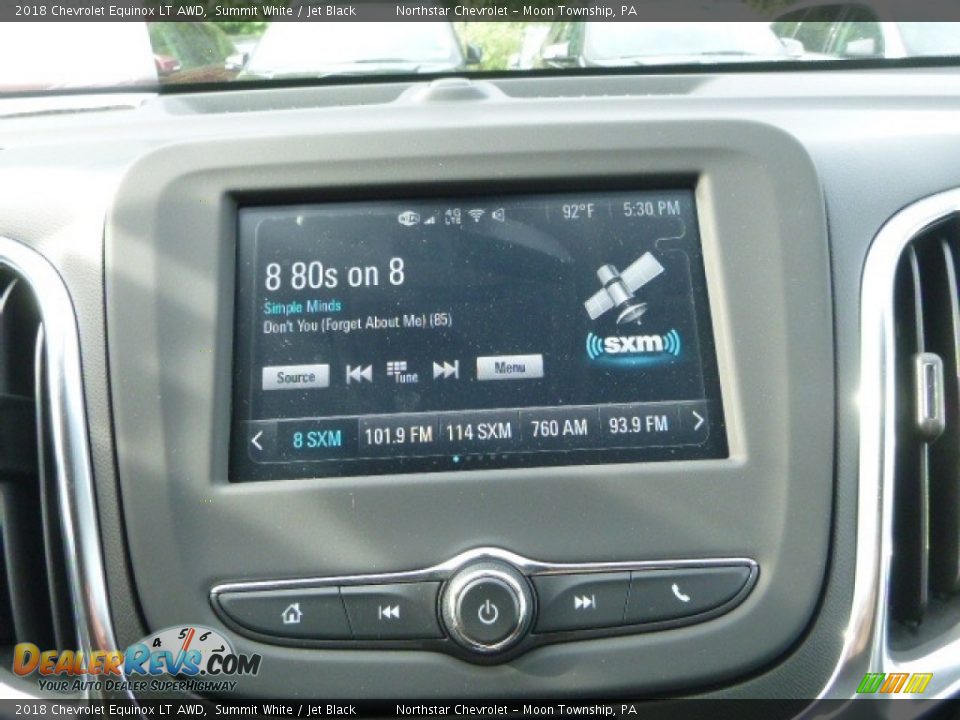 2018 Chevrolet Equinox LT AWD Summit White / Jet Black Photo #18