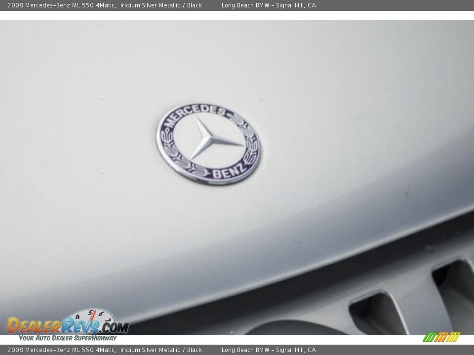 2008 Mercedes-Benz ML 550 4Matic Iridium Silver Metallic / Black Photo #24
