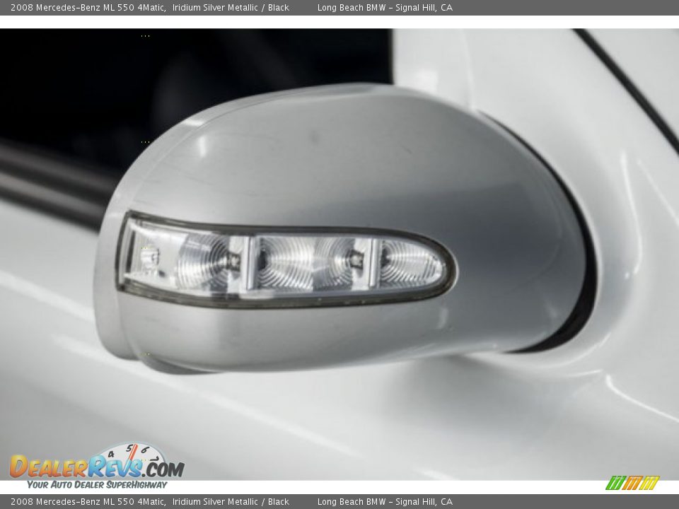 2008 Mercedes-Benz ML 550 4Matic Iridium Silver Metallic / Black Photo #25
