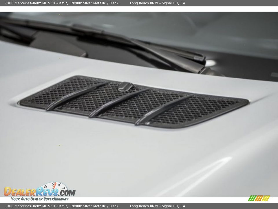 2008 Mercedes-Benz ML 550 4Matic Iridium Silver Metallic / Black Photo #31