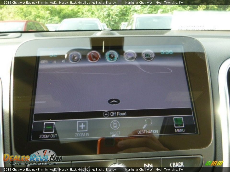 2018 Chevrolet Equinox Premier AWD Mosaic Black Metallic / Jet Black/­Brandy Photo #19