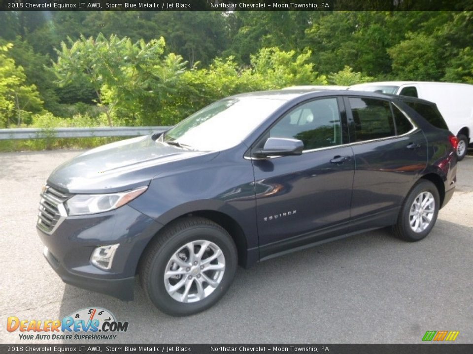 2018 Chevrolet Equinox LT AWD Storm Blue Metallic / Jet Black Photo #1
