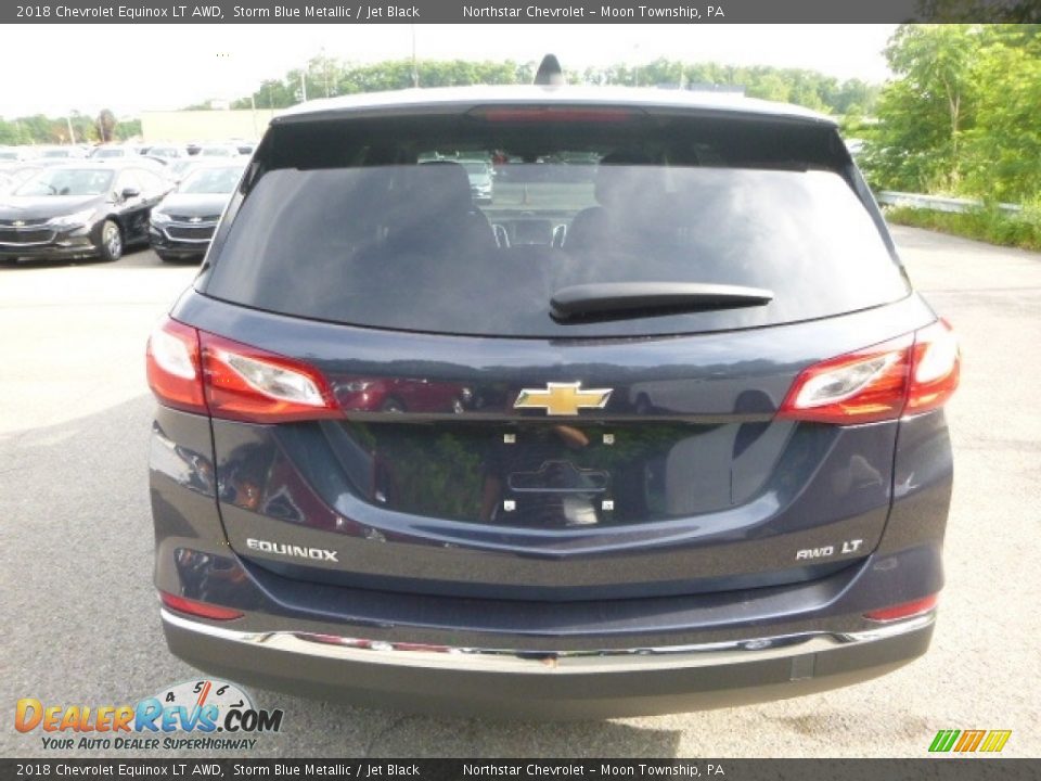 2018 Chevrolet Equinox LT AWD Storm Blue Metallic / Jet Black Photo #4