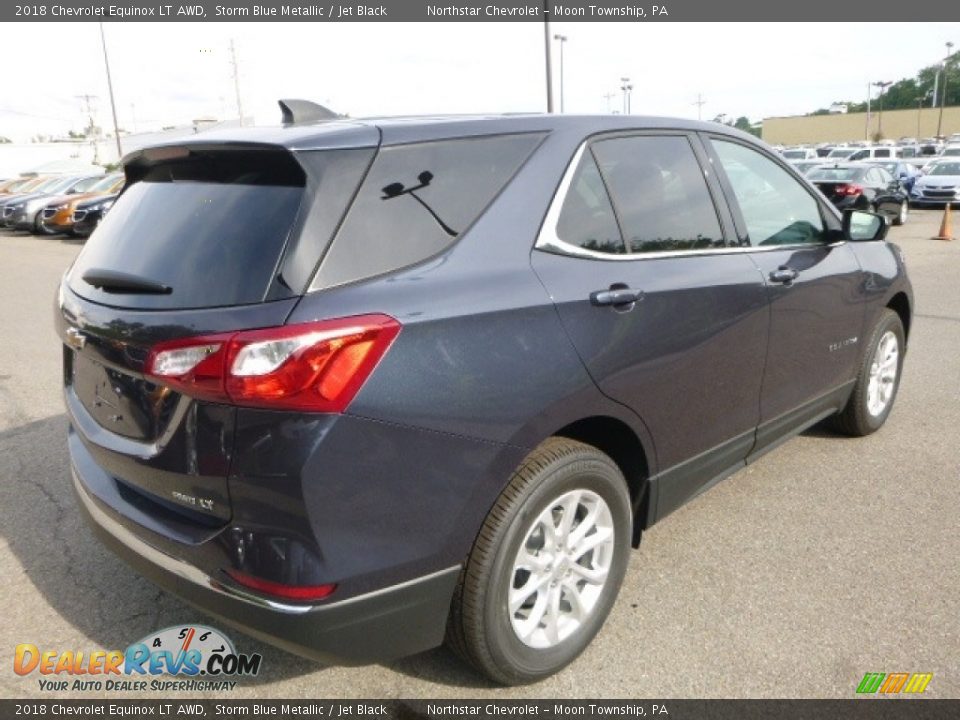 2018 Chevrolet Equinox LT AWD Storm Blue Metallic / Jet Black Photo #5