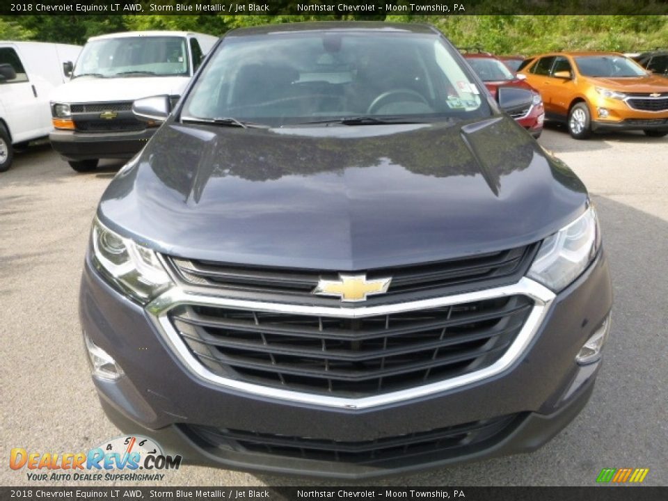 2018 Chevrolet Equinox LT AWD Storm Blue Metallic / Jet Black Photo #8