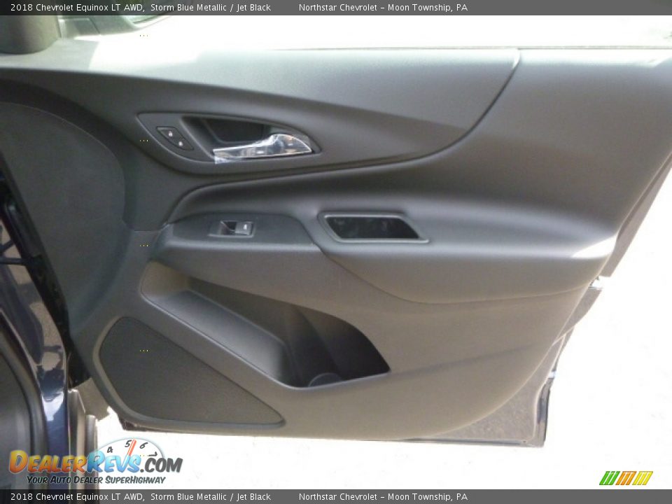2018 Chevrolet Equinox LT AWD Storm Blue Metallic / Jet Black Photo #10