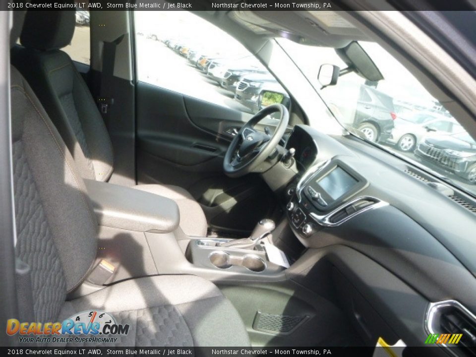 2018 Chevrolet Equinox LT AWD Storm Blue Metallic / Jet Black Photo #11