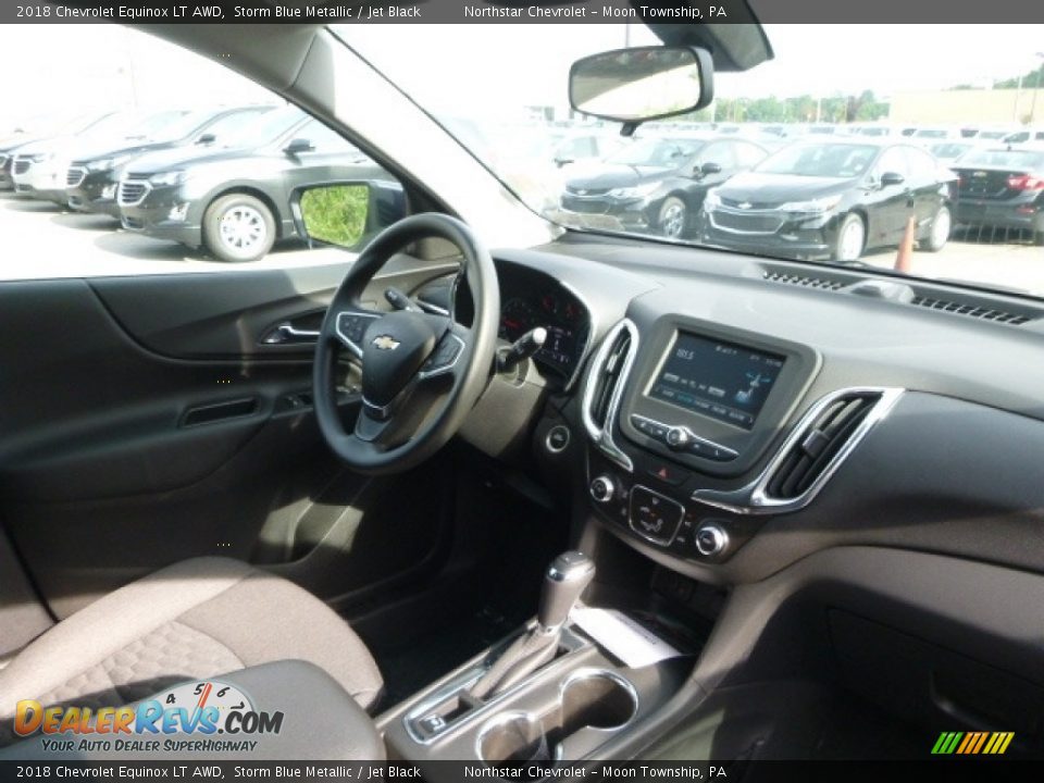2018 Chevrolet Equinox LT AWD Storm Blue Metallic / Jet Black Photo #12