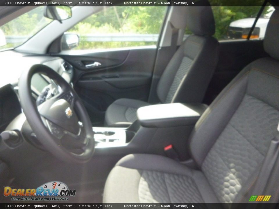 2018 Chevrolet Equinox LT AWD Storm Blue Metallic / Jet Black Photo #16