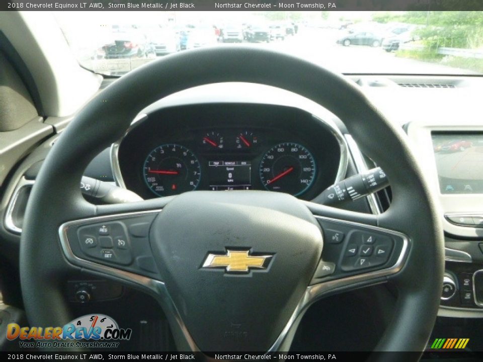 2018 Chevrolet Equinox LT AWD Storm Blue Metallic / Jet Black Photo #20