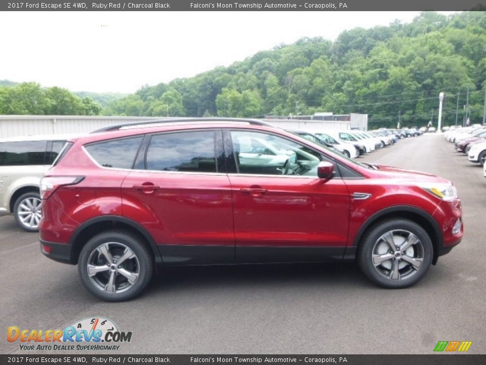 2017 Ford Escape SE 4WD Ruby Red / Charcoal Black Photo #1