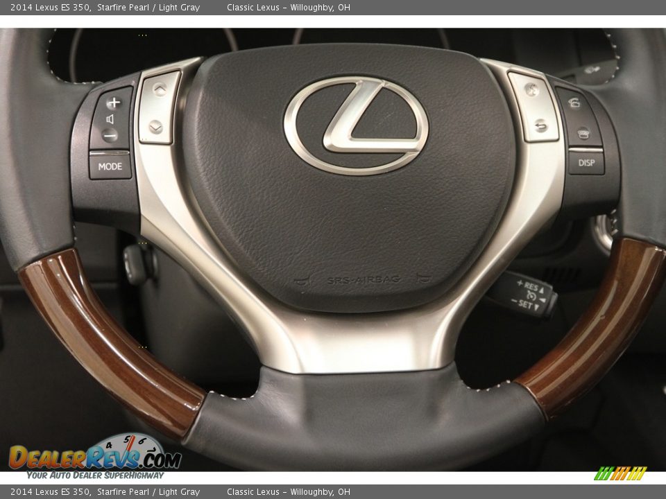 2014 Lexus ES 350 Starfire Pearl / Light Gray Photo #9