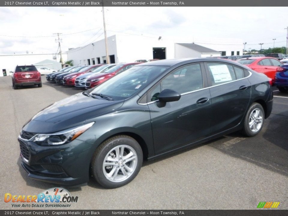 2017 Chevrolet Cruze LT Graphite Metallic / Jet Black Photo #1