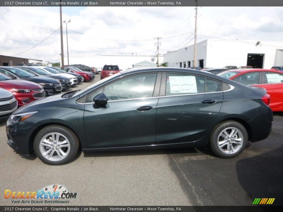 2017 Chevrolet Cruze LT Graphite Metallic / Jet Black Photo #2