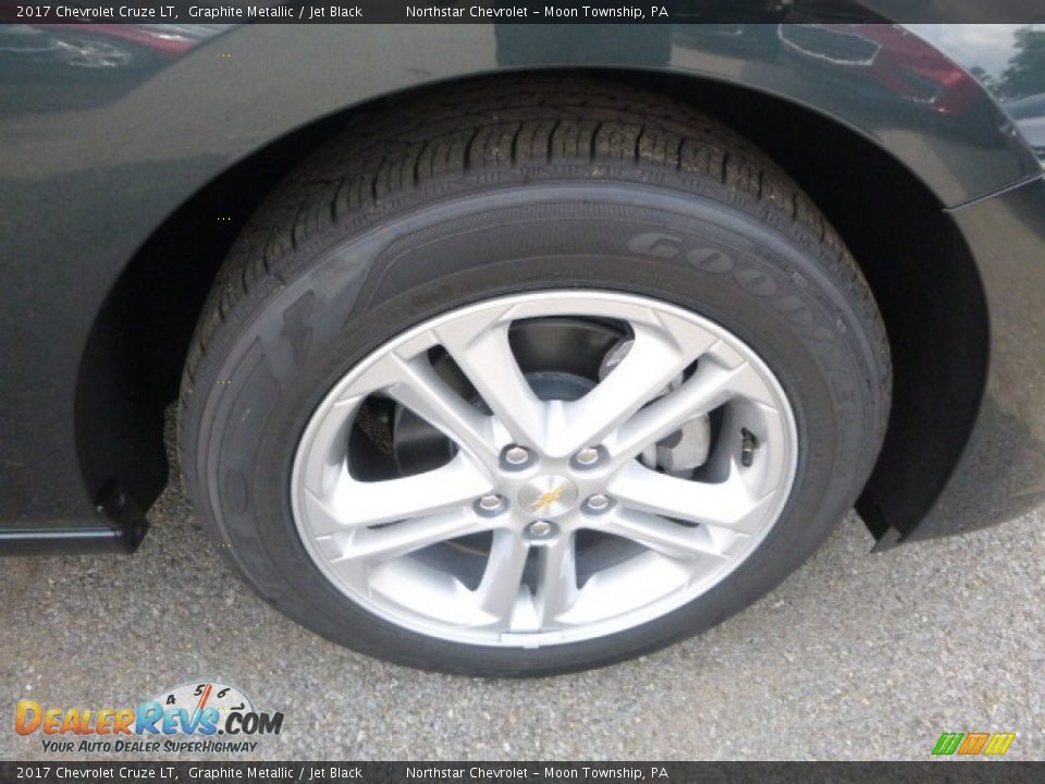 2017 Chevrolet Cruze LT Graphite Metallic / Jet Black Photo #9
