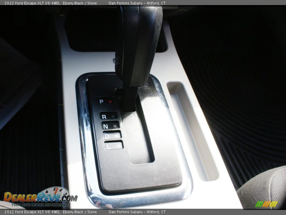 2012 Ford Escape XLT V6 4WD Ebony Black / Stone Photo #13