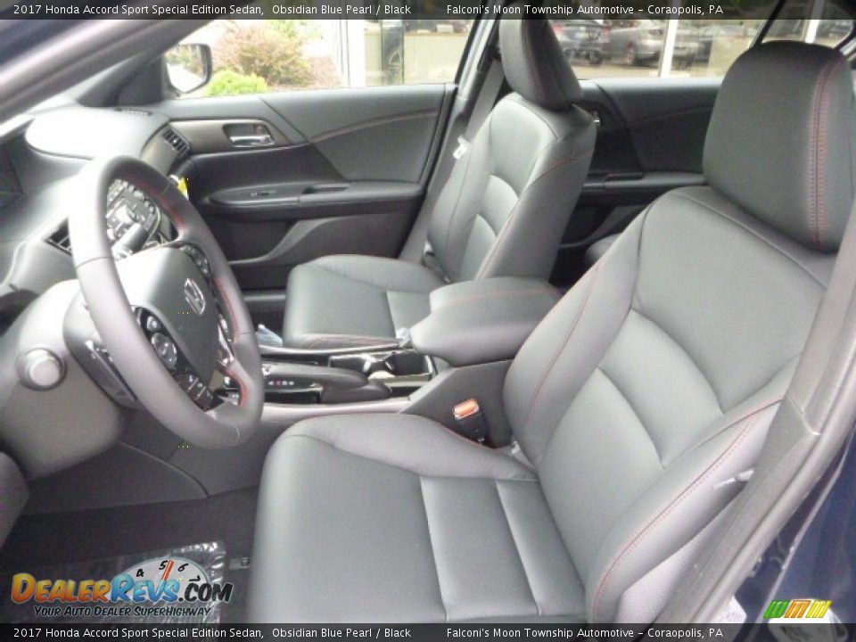 2017 Honda Accord Sport Special Edition Sedan Obsidian Blue Pearl / Black Photo #8