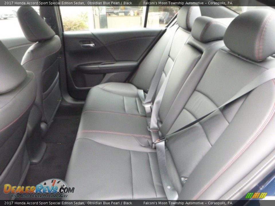 2017 Honda Accord Sport Special Edition Sedan Obsidian Blue Pearl / Black Photo #9