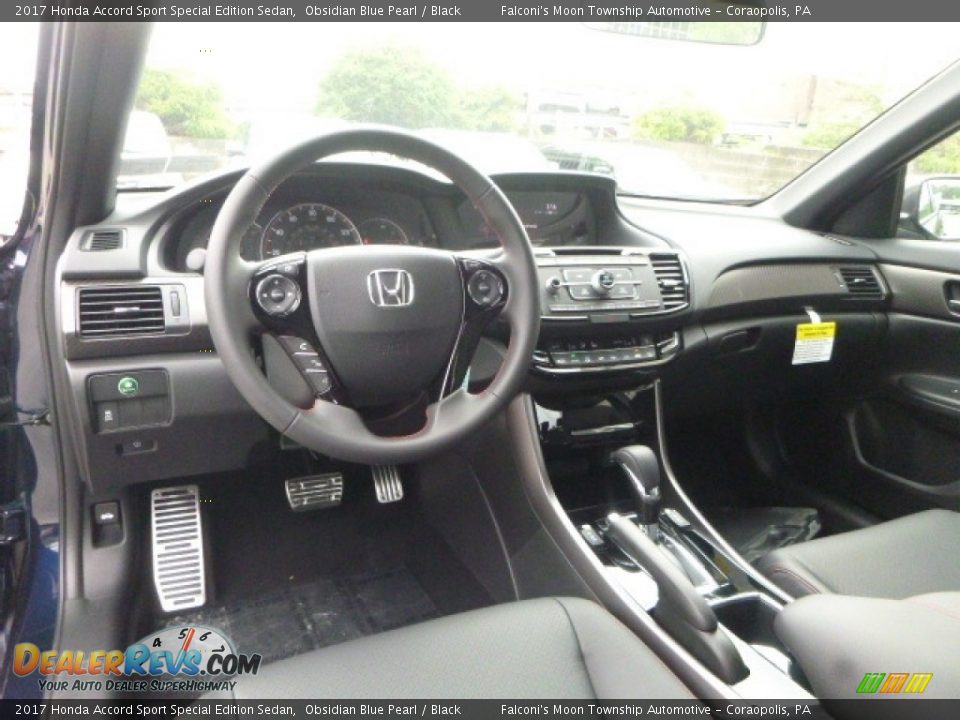 2017 Honda Accord Sport Special Edition Sedan Obsidian Blue Pearl / Black Photo #10