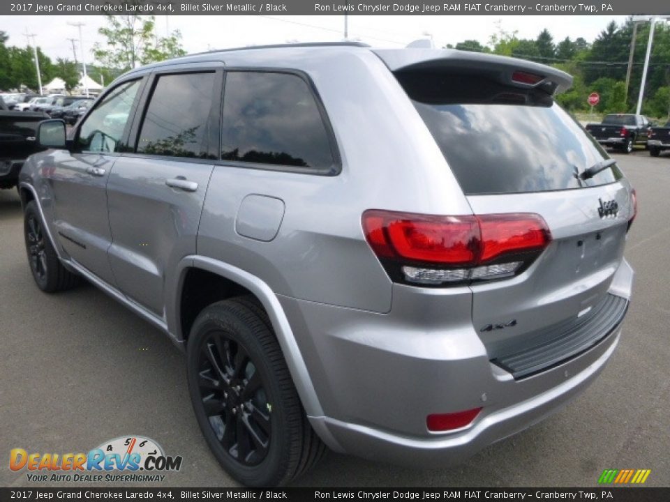 2017 Jeep Grand Cherokee Laredo 4x4 Billet Silver Metallic / Black Photo #3