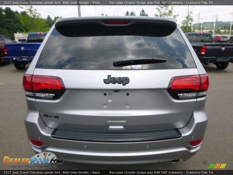 2017 Jeep Grand Cherokee Laredo 4x4 Billet Silver Metallic / Black Photo #4